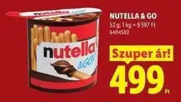 Lidl NUTELLA & GO! ajánlat
