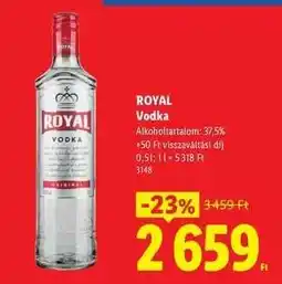 Lidl ROYAL Vodka ajánlat