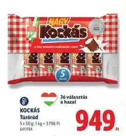 Lidl Kockás Túró Rúd ajánlat
