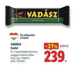 Lidl VADÁSZ ajánlat
