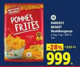 Lidl HARVEST BASKET Hasábburgonya ajánlat