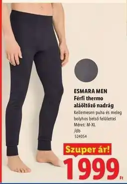 Lidl ESMARA MEN ajánlat