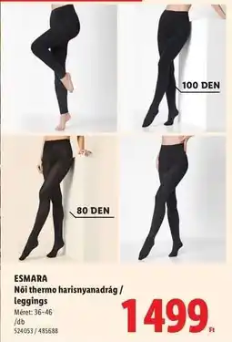 Lidl ESMARA ajánlat