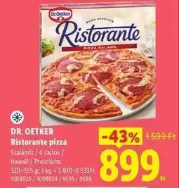 Lidl DR. OETKER Ristorante pizza ajánlat