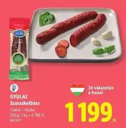 Lidl Gyulai Szárazkolbász ajánlat