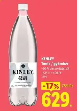 Lidl KINLEY ajánlat