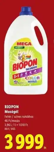 Lidl BIOPON ajánlat