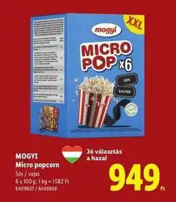 Lidl MOGYI Micro popcorn ajánlat