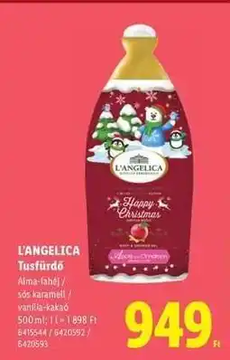 Lidl L'Angelica Tusfürdő ajánlat