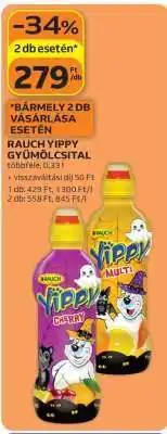 Auchan Rauch Yippy gyümölcsital ajánlat