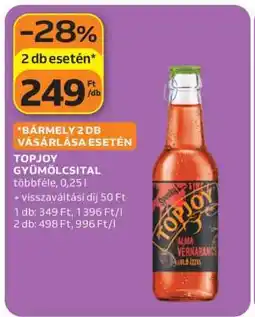 Auchan Topjoy gyümölcsital ajánlat