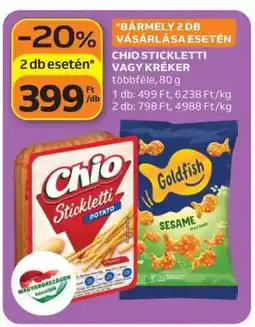 Auchan CHIO Stickletti vagy Kréker ajánlat