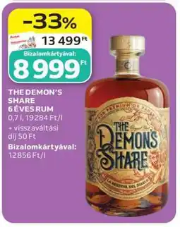 Auchan THE DEMON’S SHARE 6 ÉVES RUM ajánlat