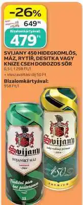 SVIJANY 450 HIDEGKOMLÓS, MÁZ, RYTÍŘ, DESITKA VAGY KNÍŽE CSEH DOBOZOS SÖR