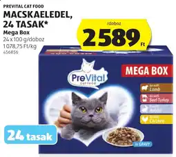 ALDI Prevital cat food macskaeledel, 24 tasak ajánlat