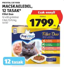 ALDI PreVital cat food ajánlat