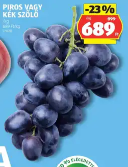 ALDI szőlő ajánlat