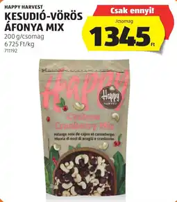 ALDI Happy harvest Kesudió-vörös áfonya mix ajánlat