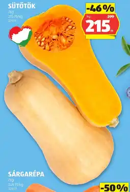 ALDI sütőtök ajánlat