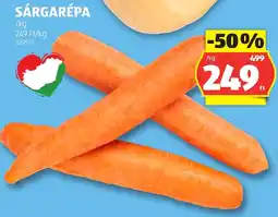 ALDI Sárgarépa ajánlat