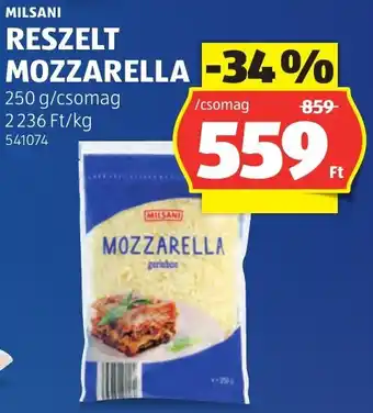 Milsani reszelt mozzarella