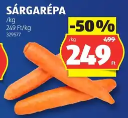 ALDI Sárgarépa ajánlat
