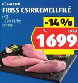 ALDI Húsmester friss csirkemellfilé ajánlat