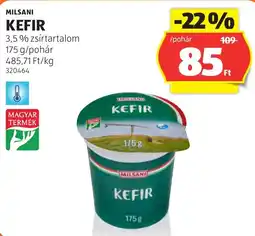 ALDI Milsani kefir ajánlat