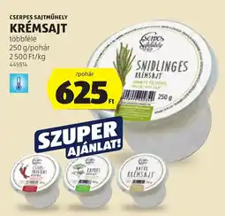 ALDI Cserpes sajtmuhely krémsajt ajánlat