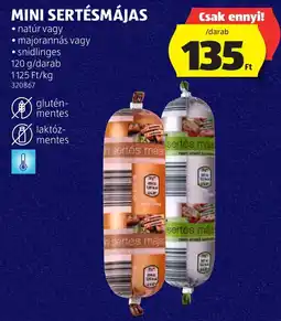 ALDI Mini sertésmájas ajánlat