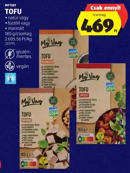 ALDI My Vay tofu ajánlat
