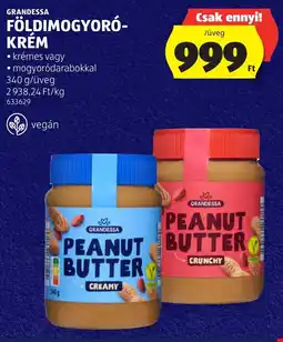 ALDI Grandessa földimogyorókrém ajánlat
