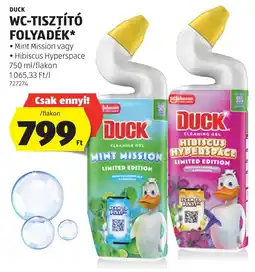 ALDI Duck wc-tisztító folyadék ajánlat