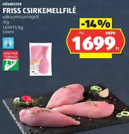ALDI Húsmester friss csirkemellfilé ajánlat
