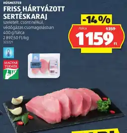 ALDI Húsmester friss hártáyzott sertéskaraj ajánlat