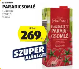 ALDI Rio d'oro paradicsomlé ajánlat