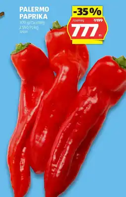 ALDI Palermo paprika ajánlat