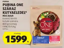 ALDI purina one száraz kutyaeledel ajánlat