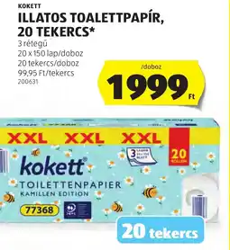 ALDI Kokett illatos toalettpapir ajánlat