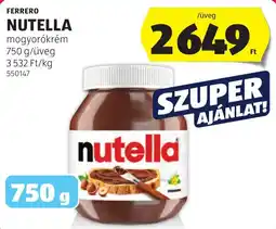 ALDI Nutella ajánlat