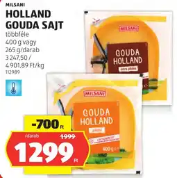 ALDI Milsani gouda sajt ajánlat