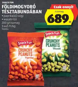 ALDI Snack Fun földimogyoró tésztabundában ajánlat