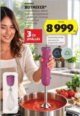 ALDI Ambiano botmixer ajánlat