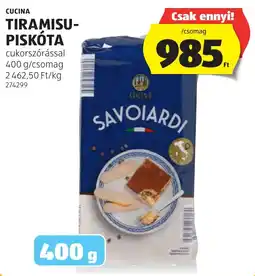 ALDI Cucina tiramisu-piskóta ajánlat