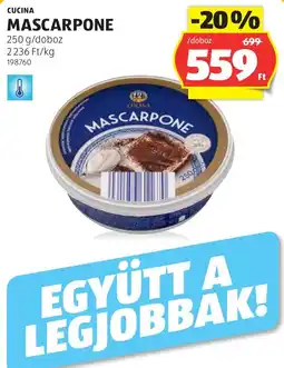 ALDI Cucina mascarpone ajánlat