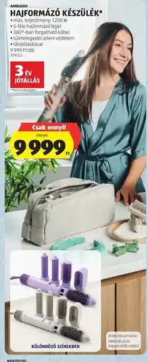ALDI Ambiano hajformázó készülék ajánlat