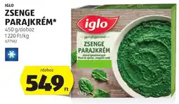 ALDI iglo zsenge parajkrém ajánlat
