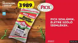 ALDI Pick téliszalámi ajánlat