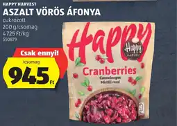 ALDI Happy Harvest Aszalt vörös áfonya ajánlat