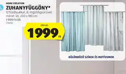 ALDI Home Creation zuhanyfüggöny ajánlat